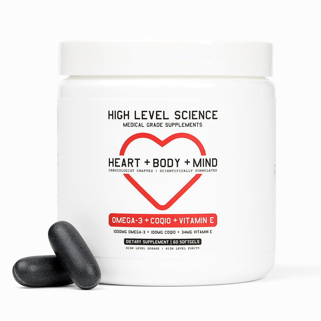 High Level Science Heart + Body + Mind Supplement