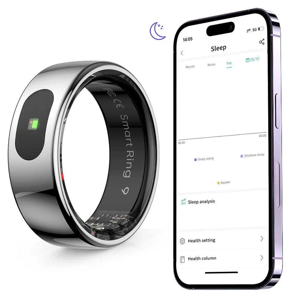 R08 Smart Ring Health & Sleep Tracker