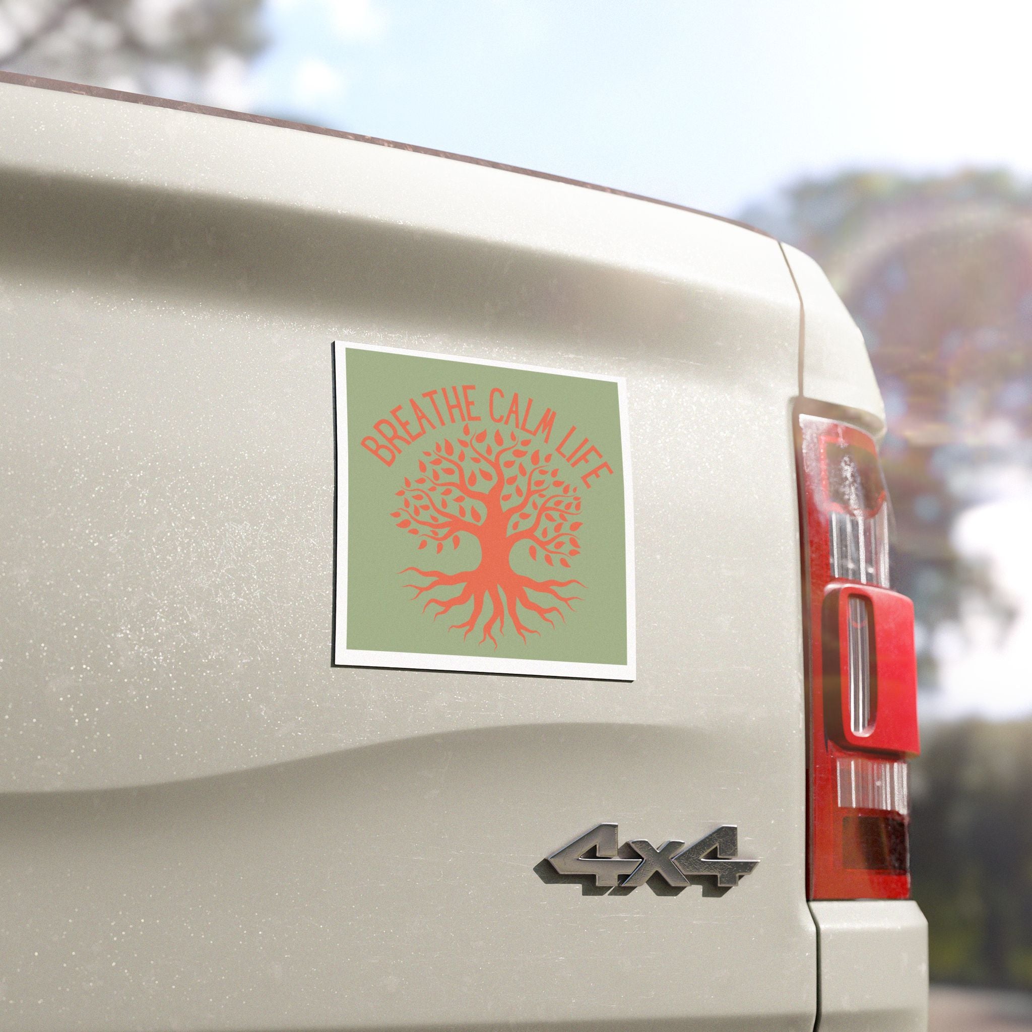 Breathe Calm Life Car Magnet — Tree of Life Wellness Décor