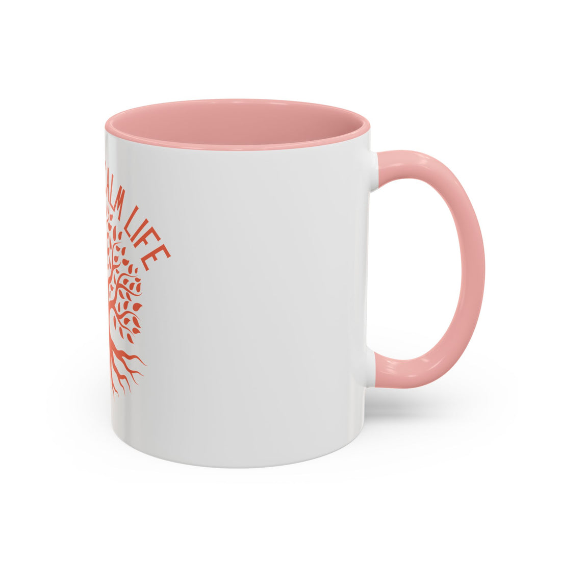 Breathe Calm Life Coffee Mug — Tree of Life Inspirational Accent Mug (11/15 oz)