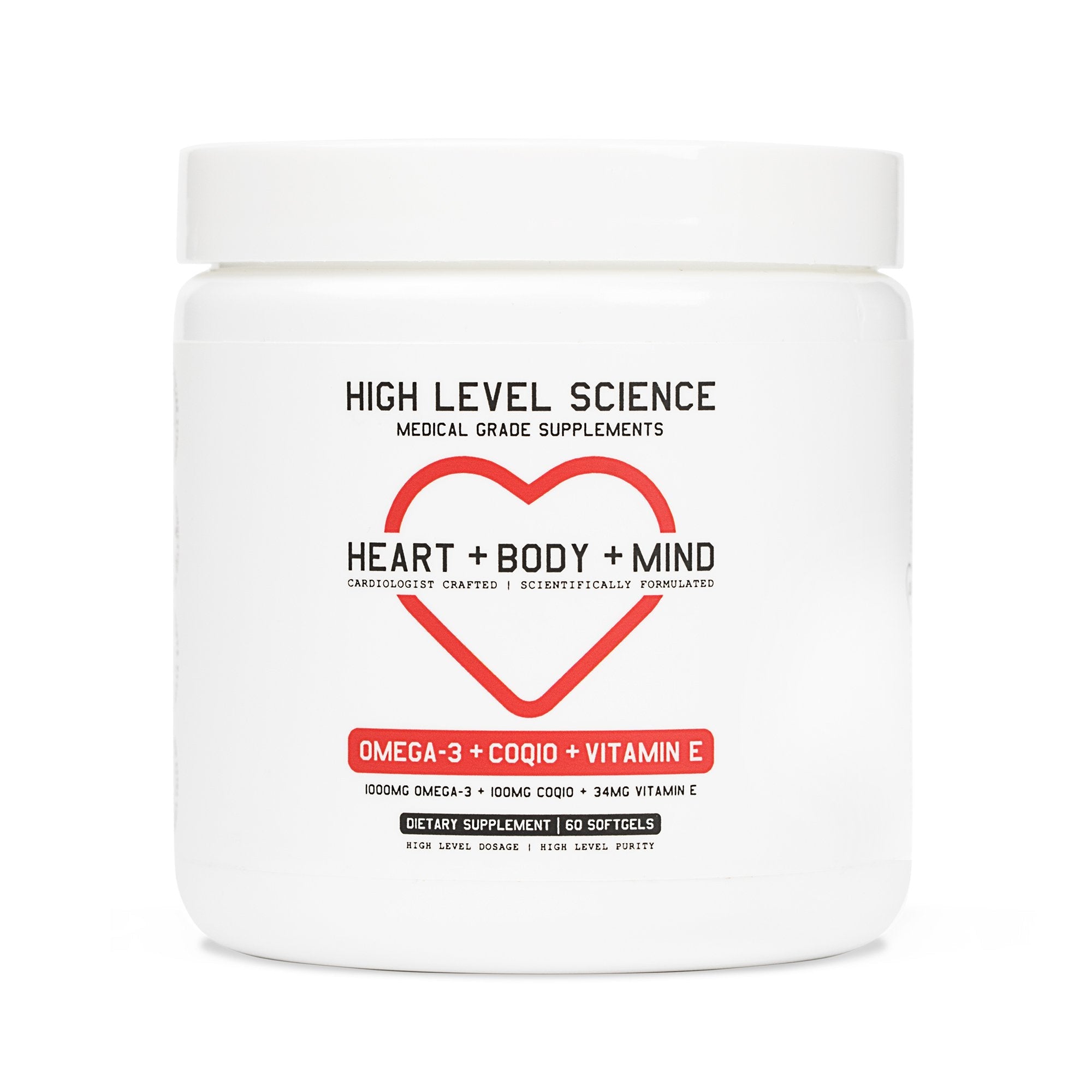 High Level Science Heart + Body + Mind Supplement