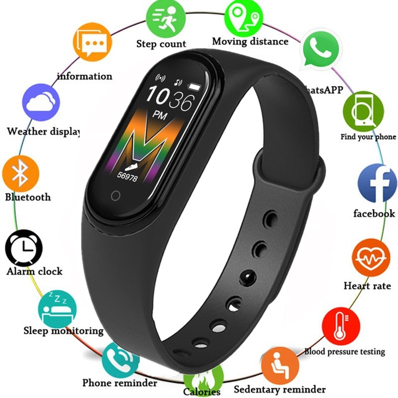 M5 Smart Band Fitness Tracker with Health Monitor