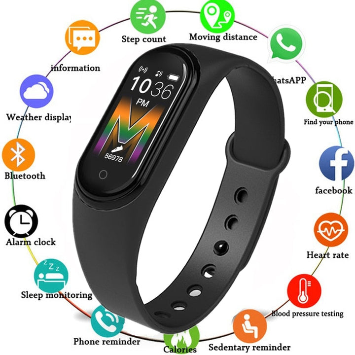 M5 Smart Band Fitness Tracker with Health Monitor