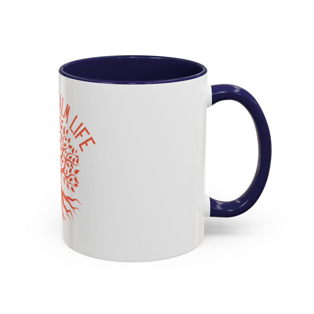 Breathe Calm Life Coffee Mug — Tree of Life Inspirational Accent Mug (11/15 oz)