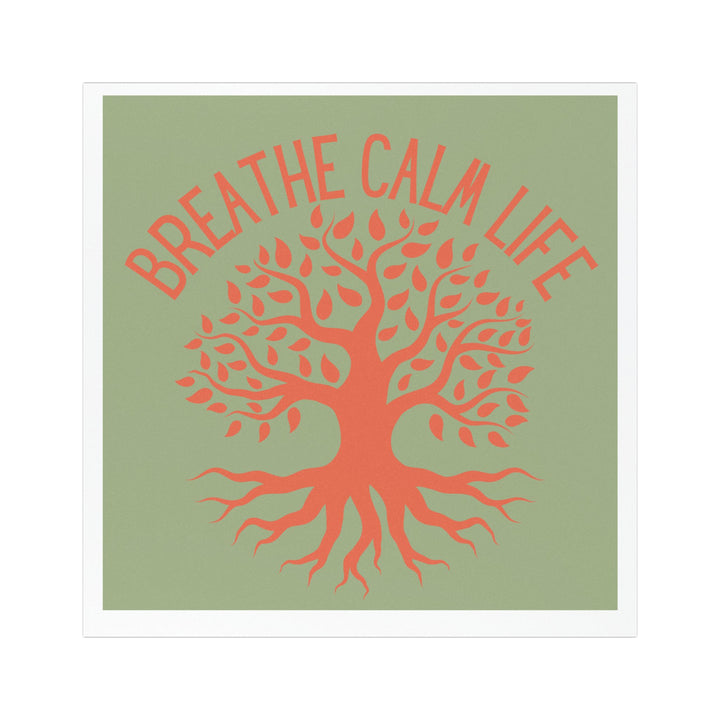 Breathe Calm Life Car Magnet — Tree of Life Wellness Décor