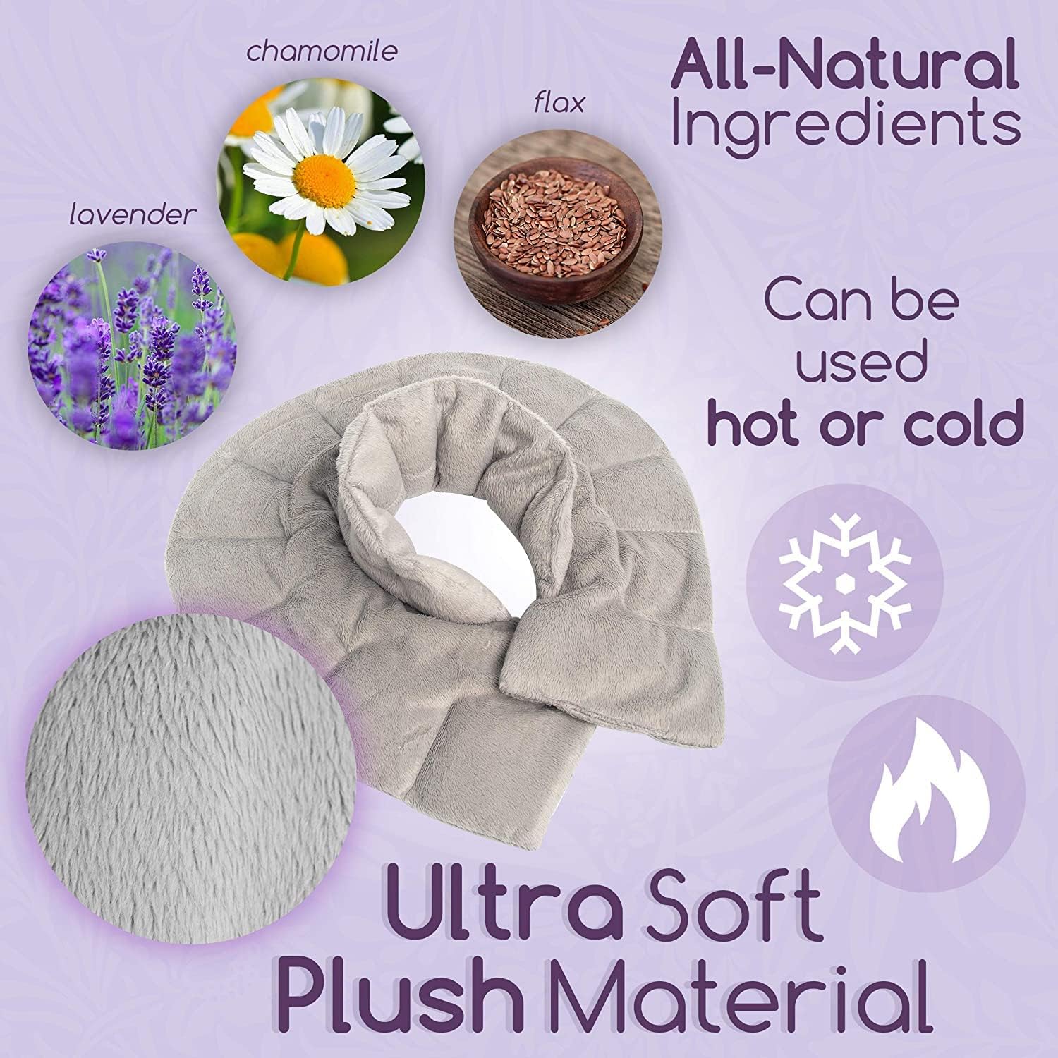 Soothing Herbal Neck & Shoulder Wrap – Hot/Cold Aromatherapy