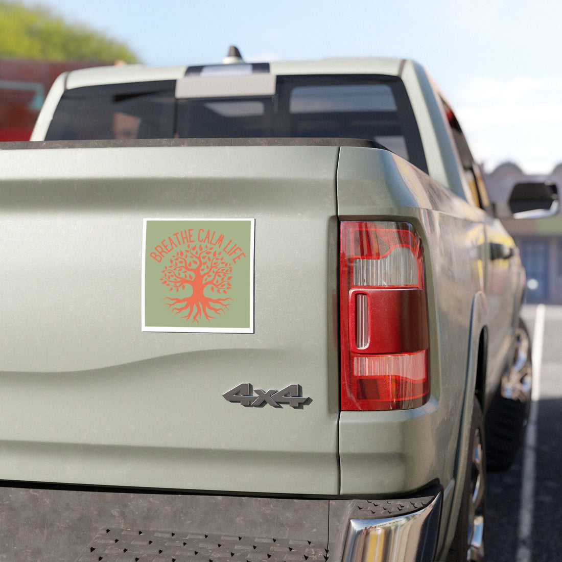 Breathe Calm Life Car Magnet — Tree of Life Wellness Décor