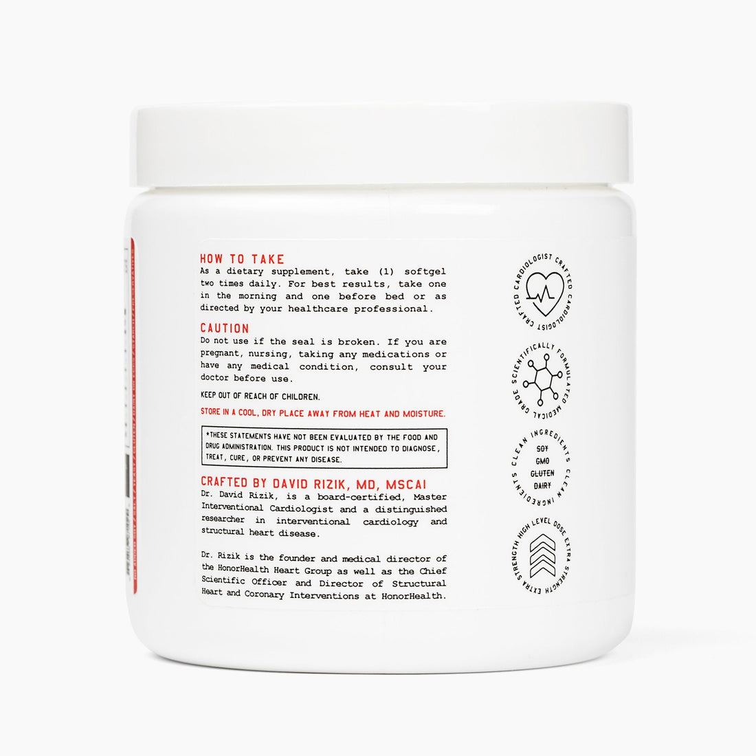 High Level Science Heart + Body + Mind Supplement