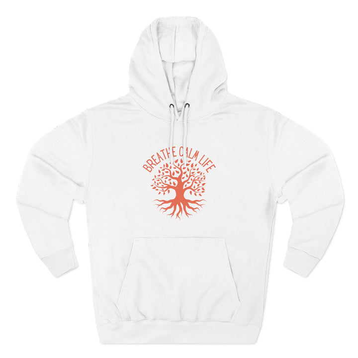 Breathe & Calm Life Hoodie — Sunburst Tree Wellness Pullover