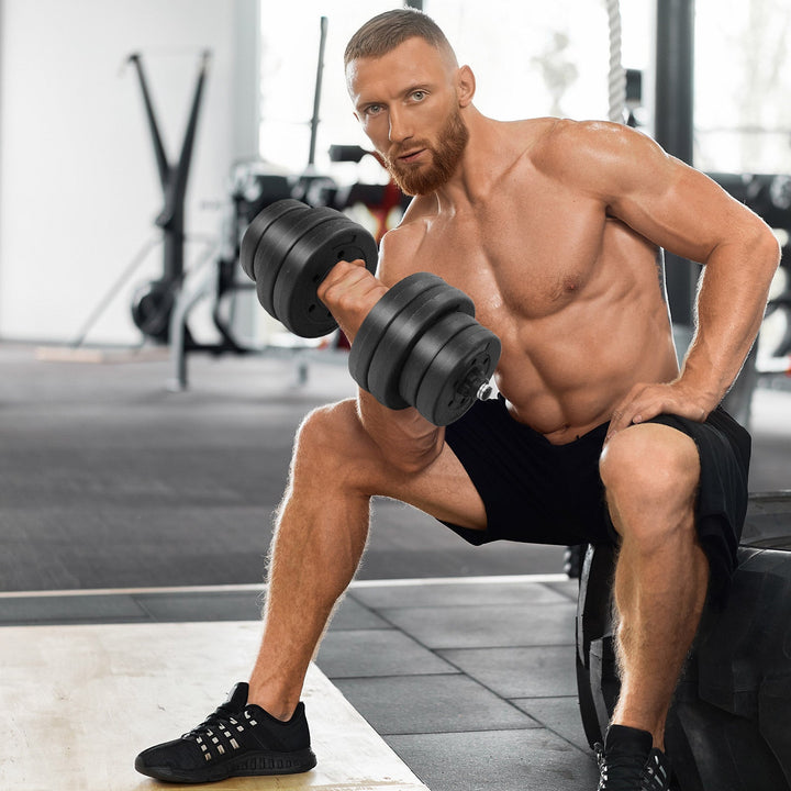 66 LBS Adjustable Dumbbells with Connectors