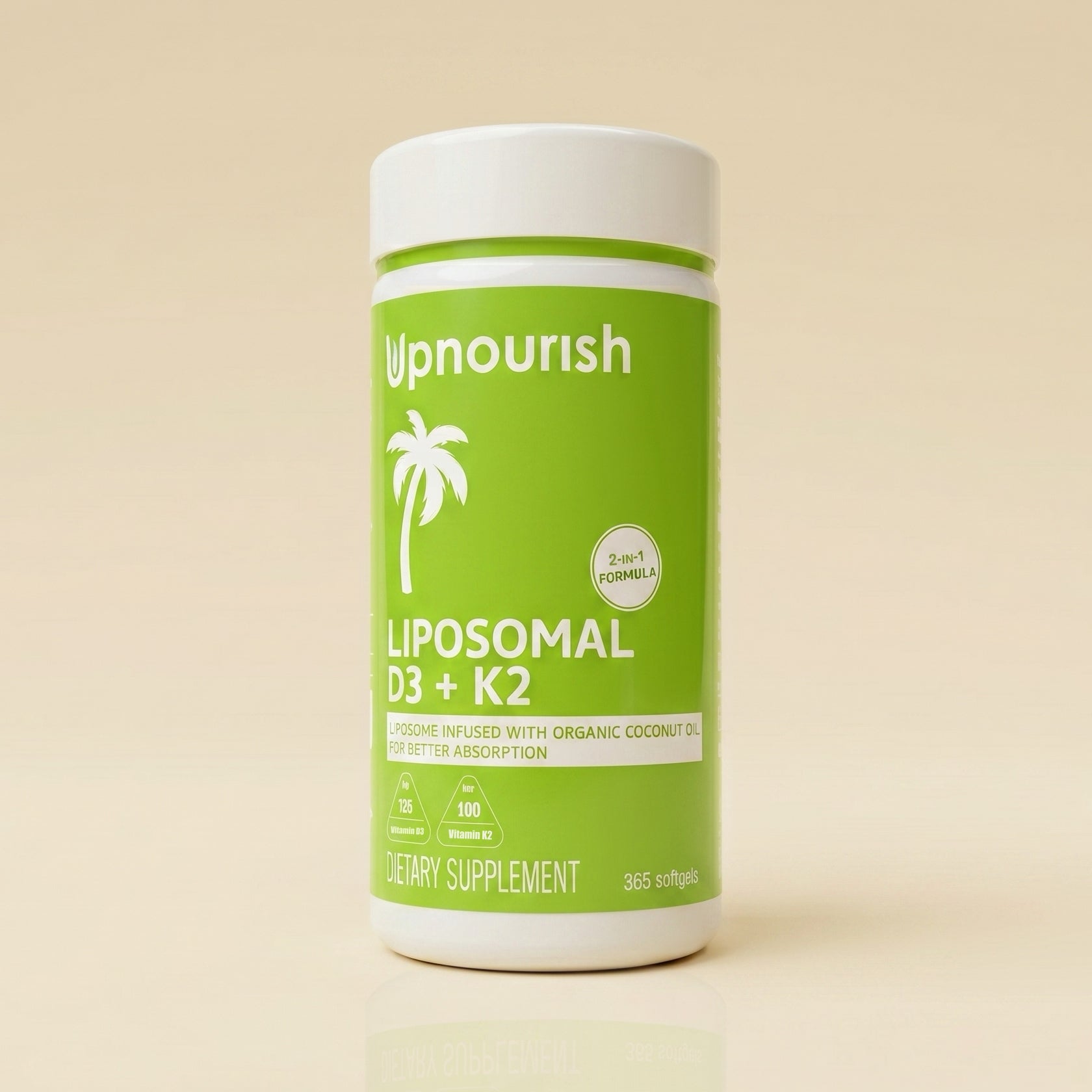 Liposomal Vitamin D3 5000IU & K2 MK-7
