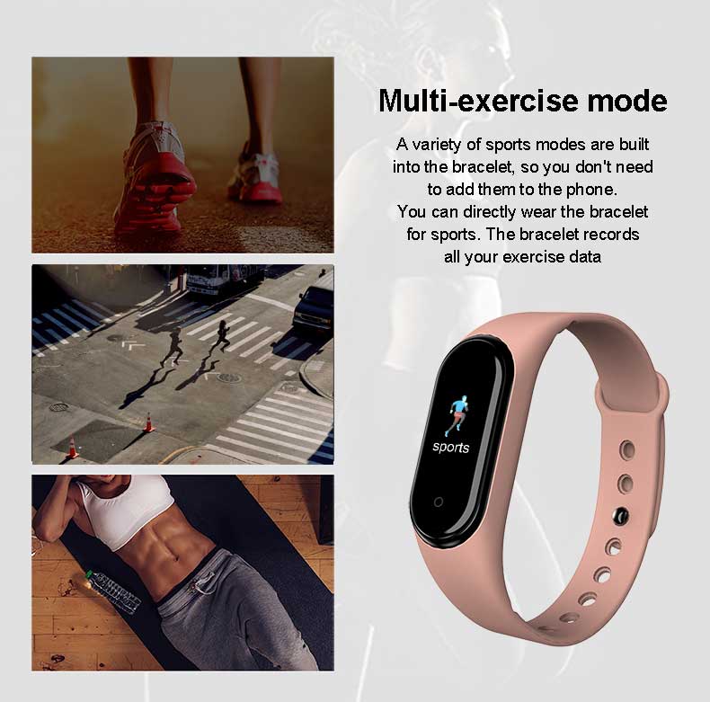 M5 Smart Band Fitness Tracker with Health Monitor