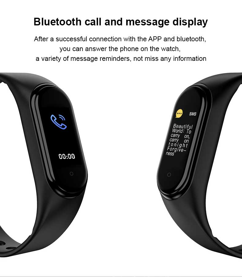 M5 Smart Band Fitness Tracker with Health Monitor