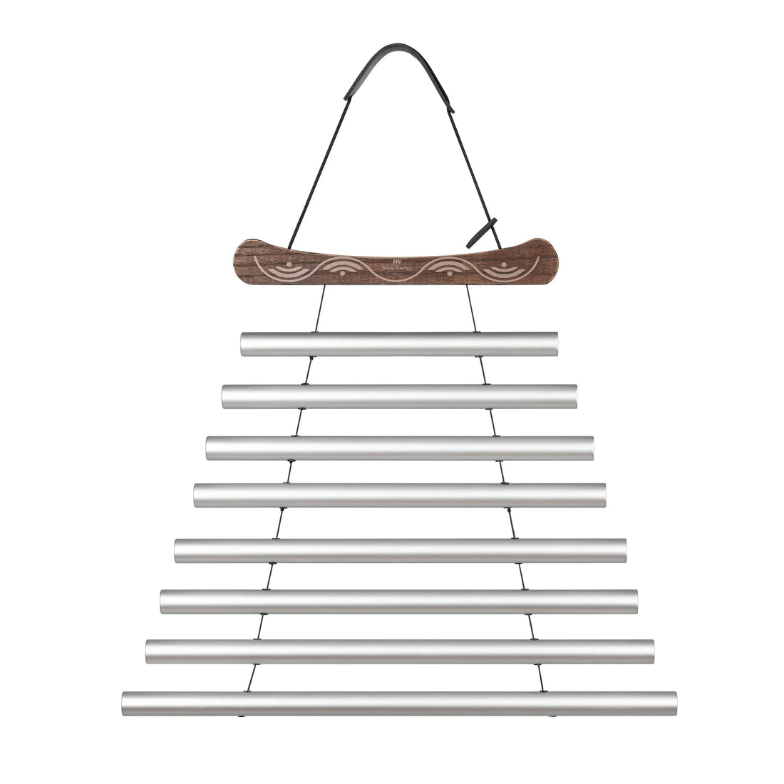 24" Meditation Flow Chime, 432 Hz, 8 Notes, C# Minor, Silver