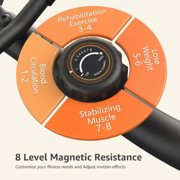 Recumbent Magnetic Exercise Bike for Home