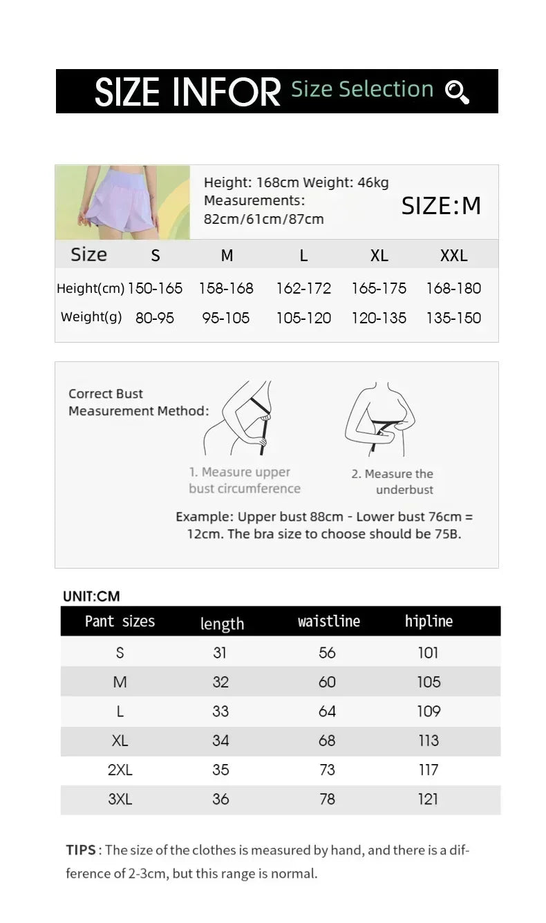 PHIGEER Women's Yoga Shorts with Pocket