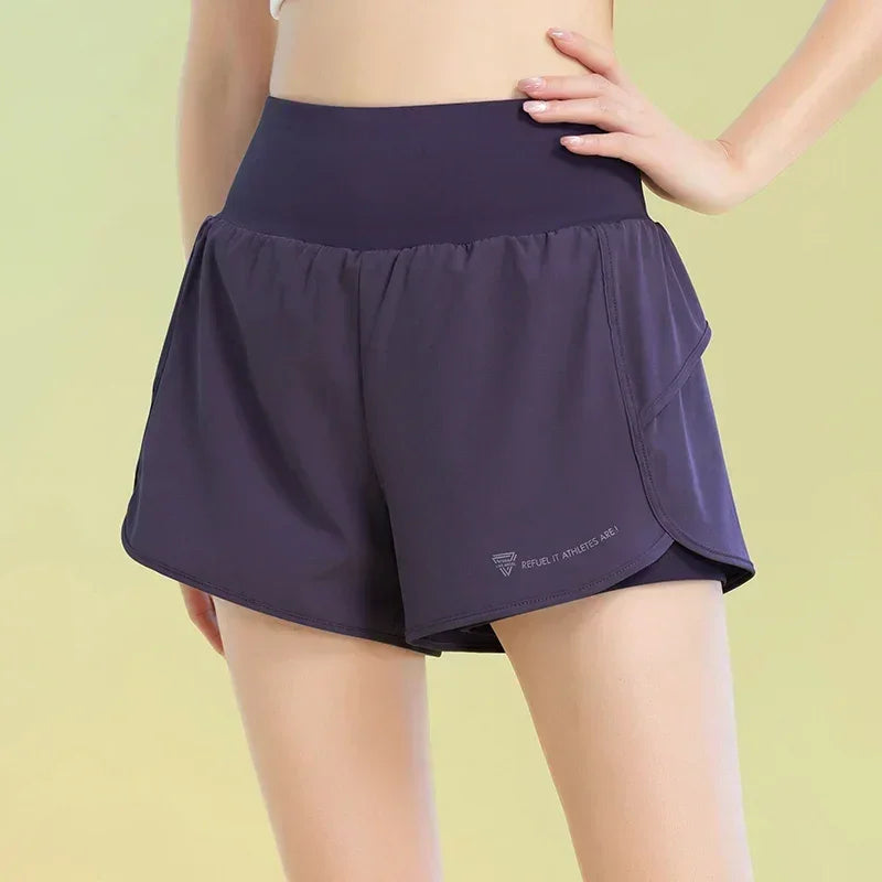 PHIGEER Women's Yoga Shorts with Pocket