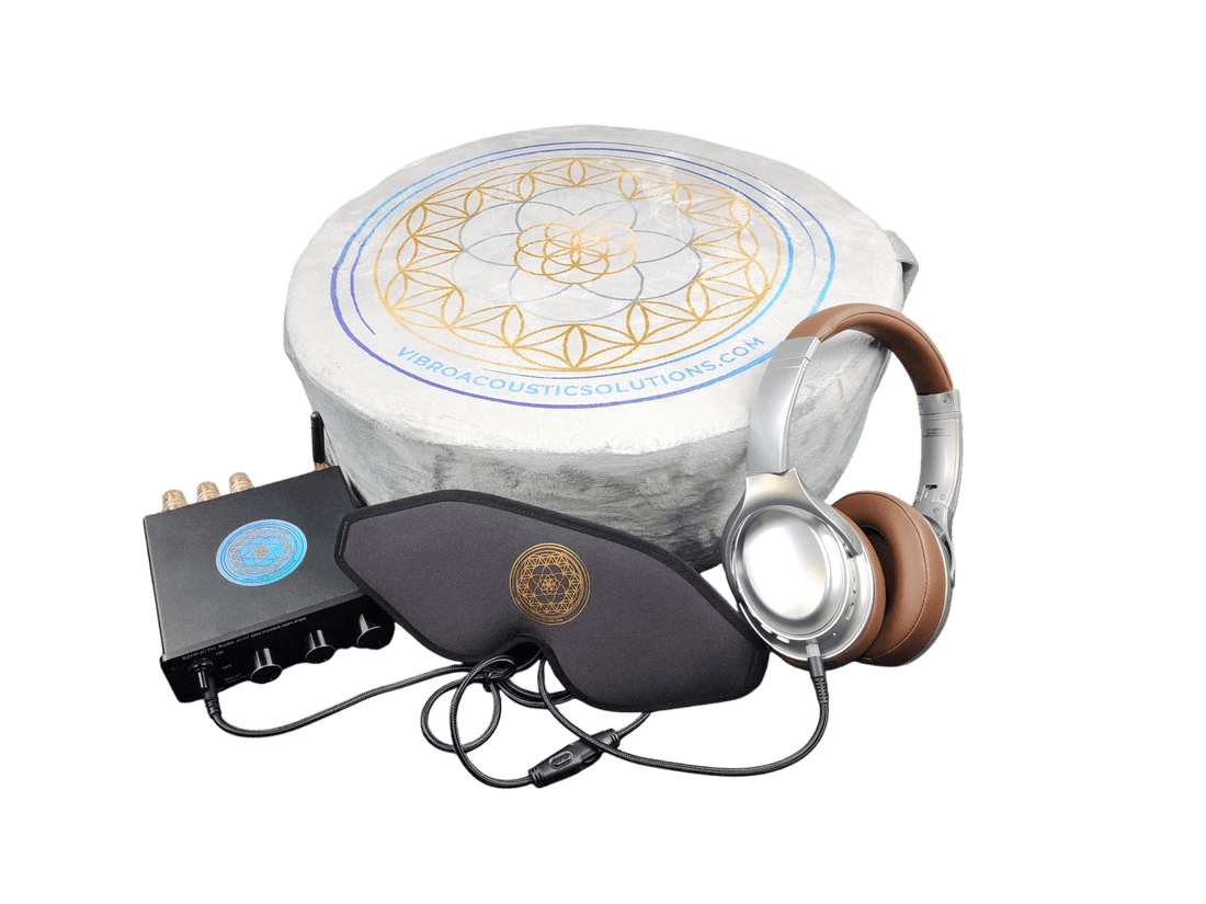Premium Vibroacoustic Zafu Meditation Cushion Bundle