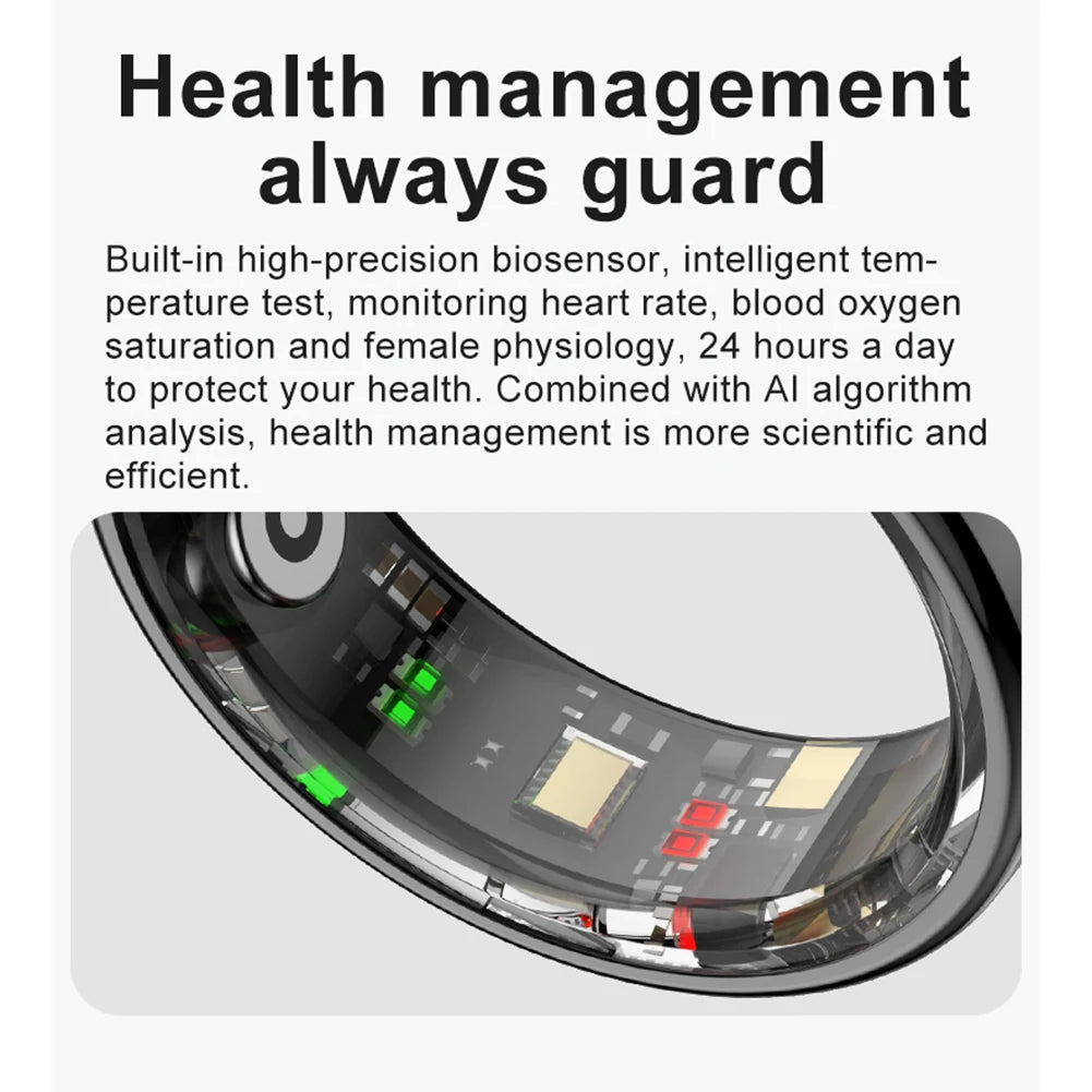 R08 Smart Ring Health & Sleep Tracker