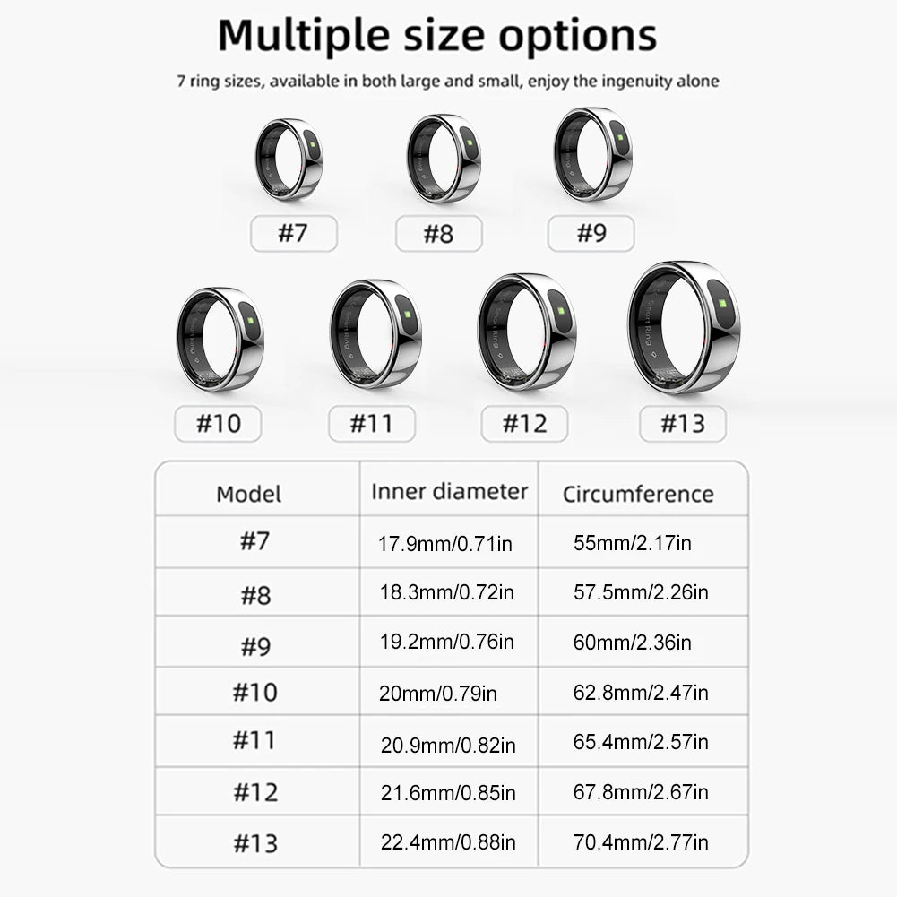 R08 Smart Ring Health & Sleep Tracker
